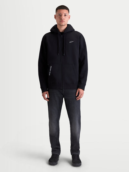 Felpa con cappuccio Alpinestars Pioneer Oversize - Nera
