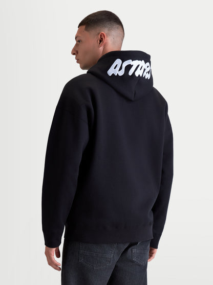 Felpa con cappuccio Alpinestars Pioneer Oversize - Nera