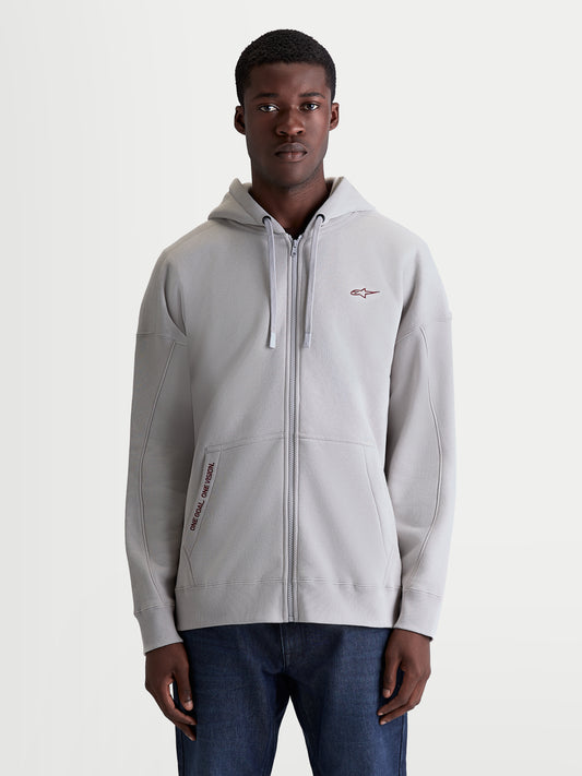 Felpa con cappuccio Alpinestars Pioneer Oversize - Cemento