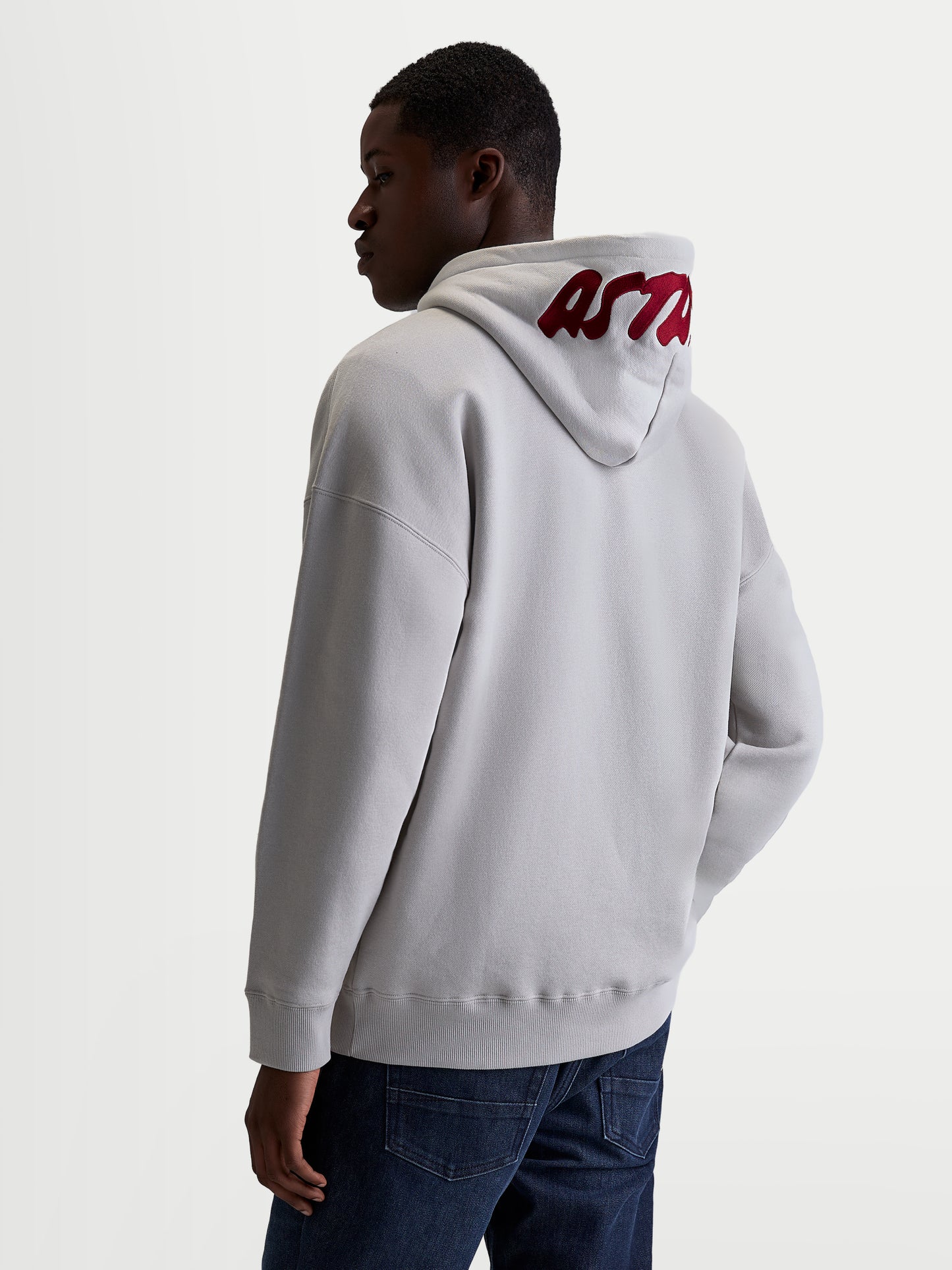 Sweat à capuche oversize Alpinestars Pioneer - Gris ciment