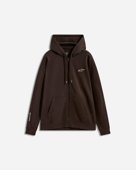 Sweat à capuche oversize Alpinestars Entity - Marron