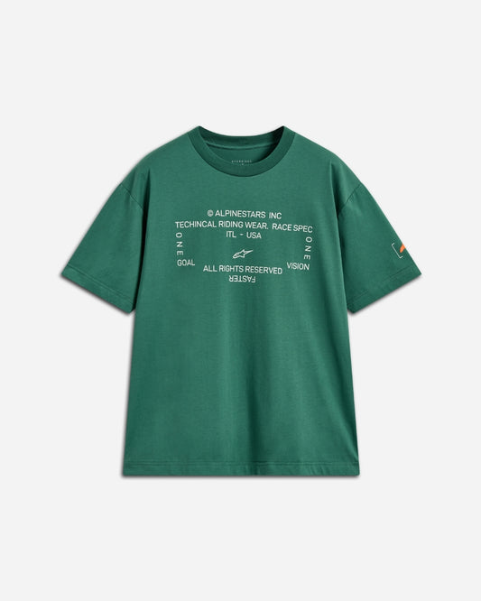 Maglietta a maniche corte Alpinestars Infinity Oversize - Verde