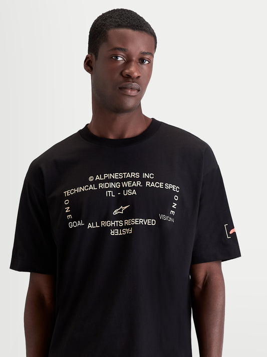 Alpinestars Infinity Oversized Csf Short Sleeve T-Shirt - Black