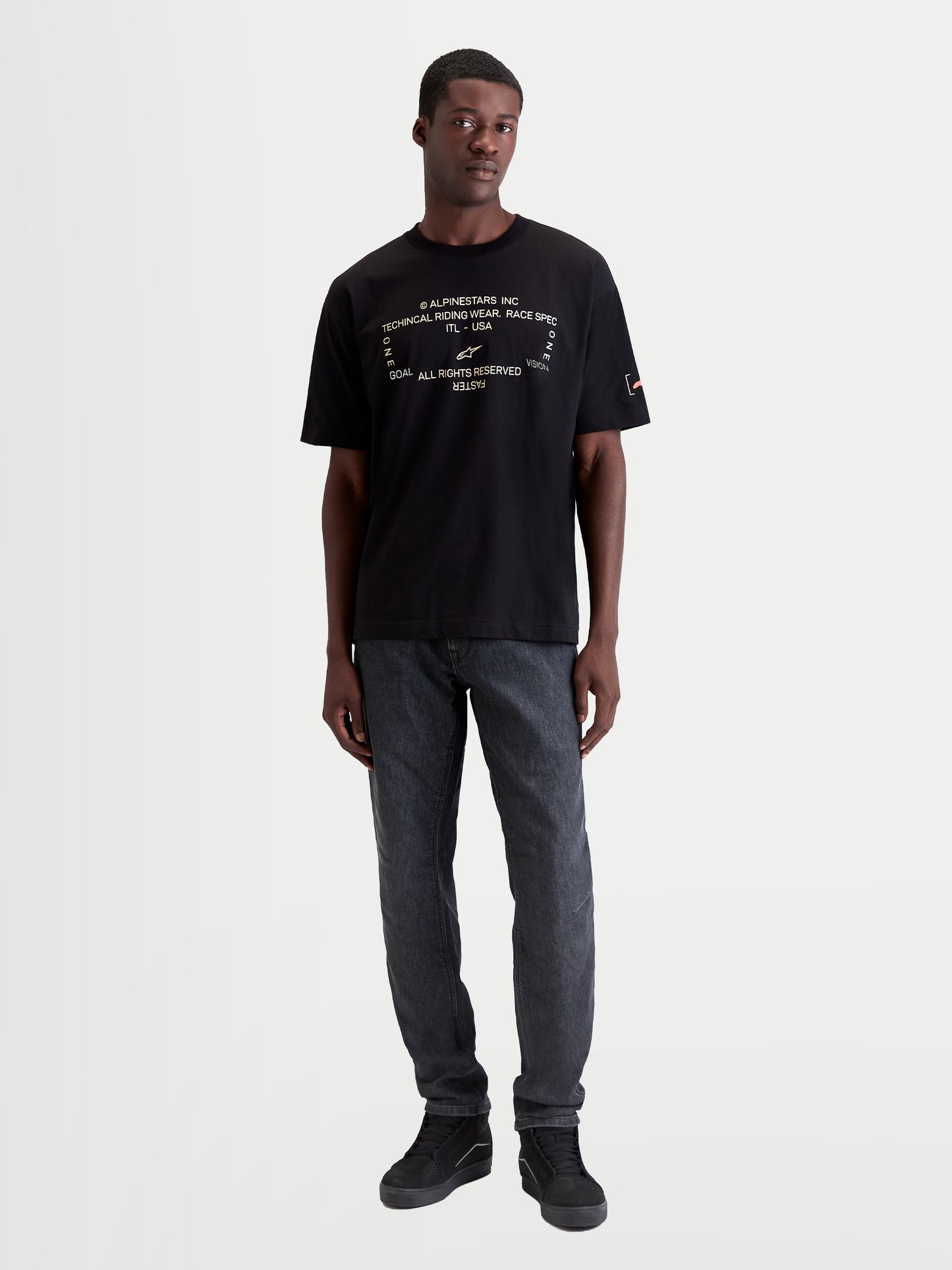 Alpinestars Infinity Oversized Csf Short Sleeve T-Shirt - Black