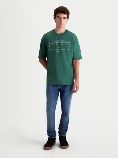 Alpinestars Infinity Oversized Kurzarm T-Shirt CSF - Grün