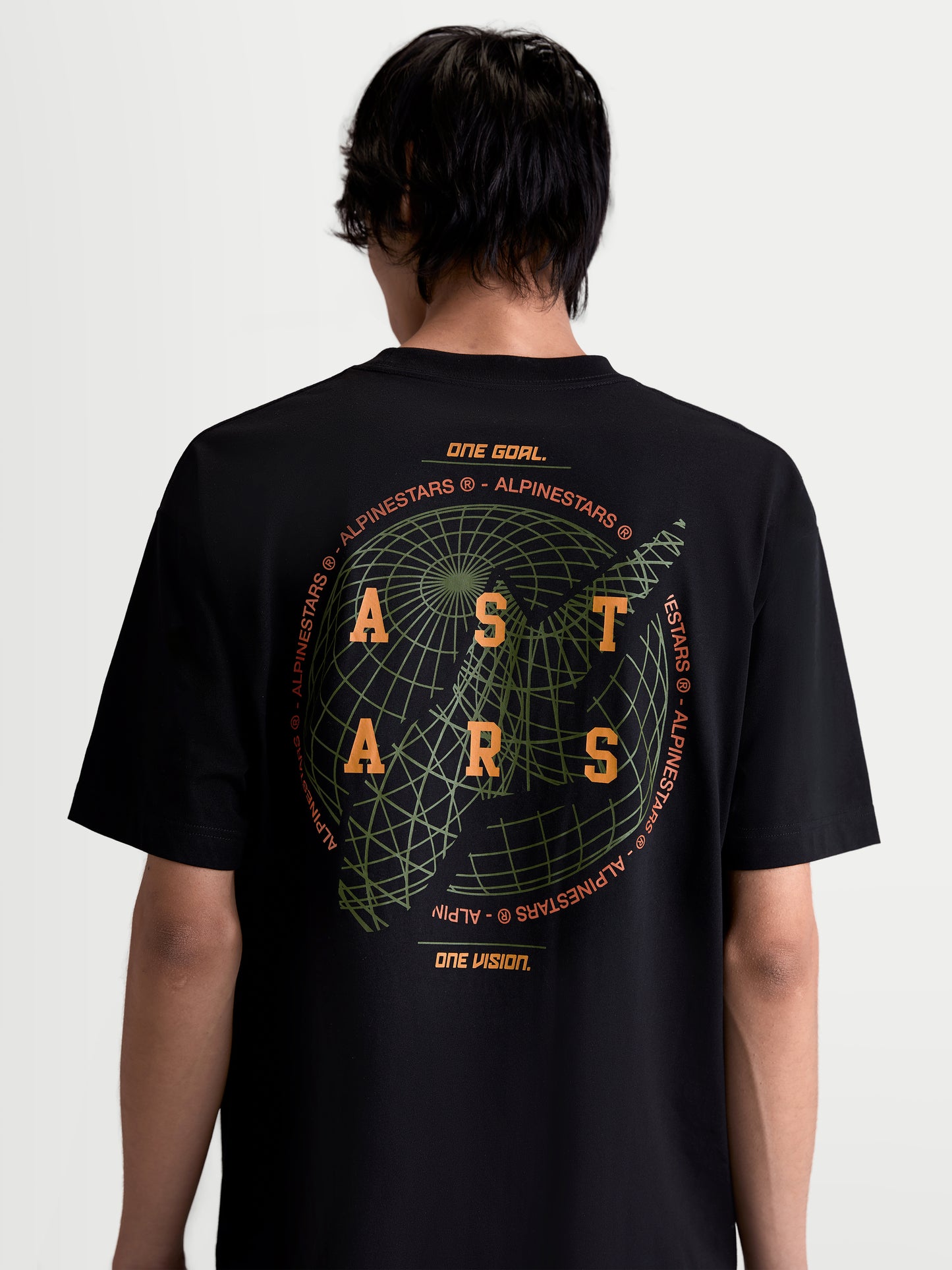 Maglietta a maniche corte Alpinestars Latitude Oversize - Nera