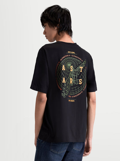 Maglietta a maniche corte Alpinestars Latitude Oversize - Nera