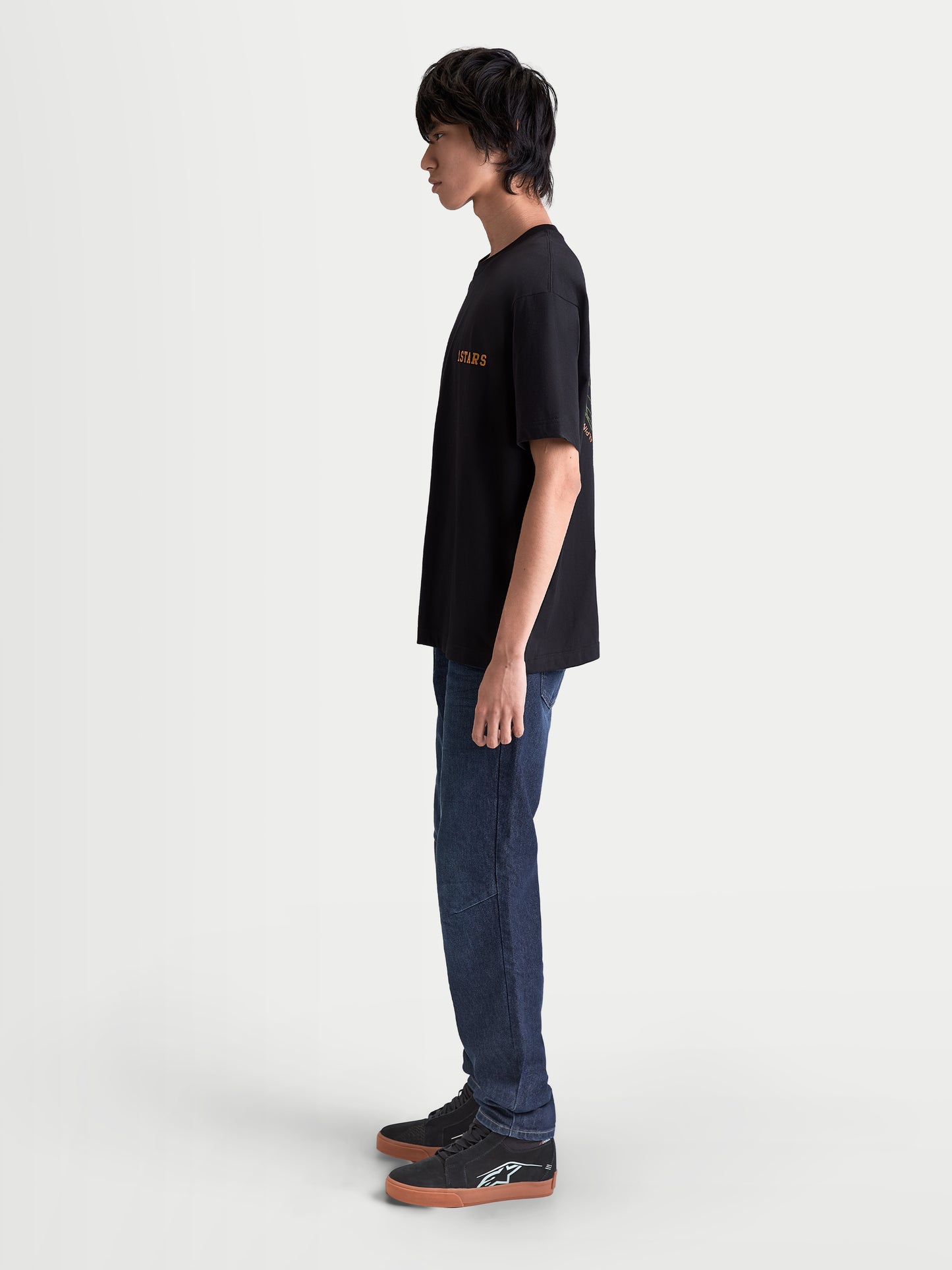 Maglietta a maniche corte Alpinestars Latitude Oversize - Nera