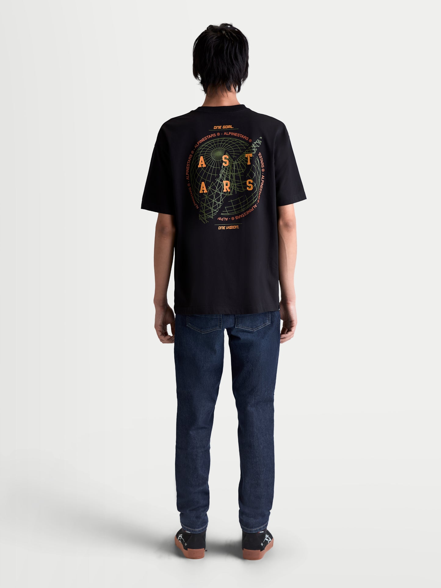 Maglietta a maniche corte Alpinestars Latitude Oversize - Nera