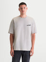 Maglietta a maniche corte Alpinestars Latitude Oversize - Cemento