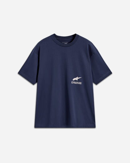 Alpinestars Institute Oversized Csf Short Sleeve T-Shirt - Navy
