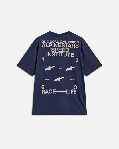 Alpinestars Institute Oversized Csf Short Sleeve T-Shirt - Navy