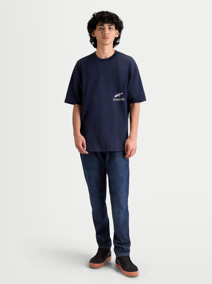 Alpinestars Institute Oversized Csf Short Sleeve T-Shirt - Navy