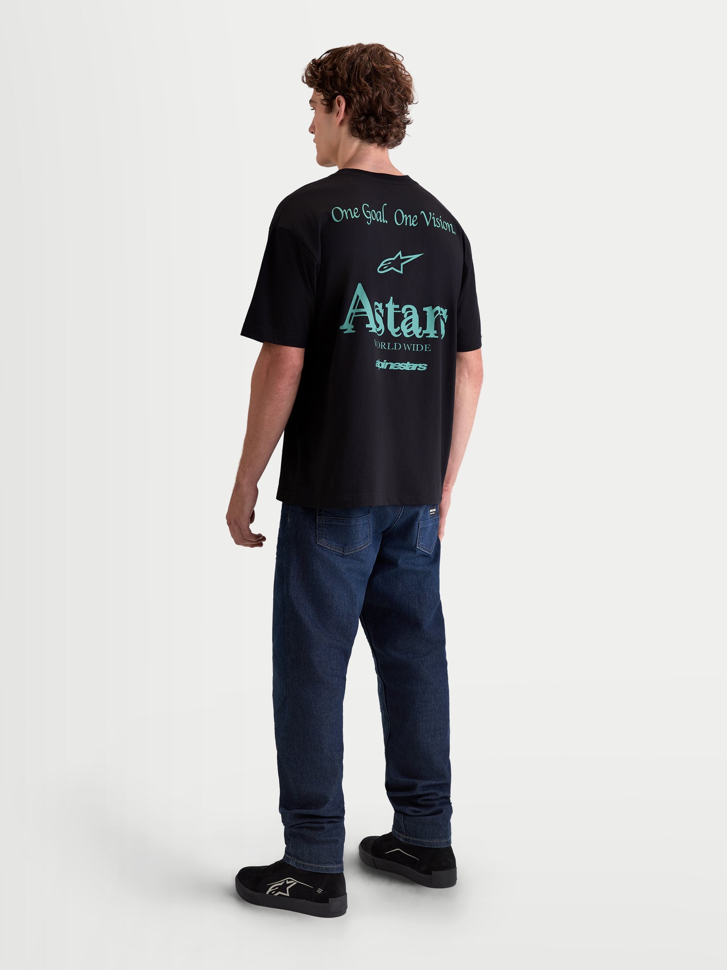 Alpinestars Post Oversized Kurzarm T-Shirt CSF - Schwarz