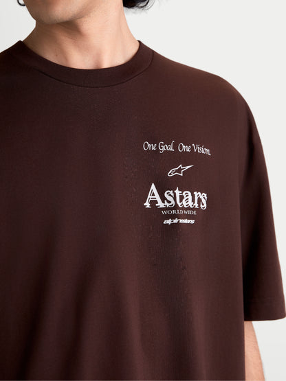 Alpinestars Post Oversized Kurzarm T-Shirt CSF - Braun