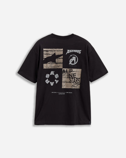 Alpinestars Checkback Oversized Csf Short Sleeve T-Shirt - Black