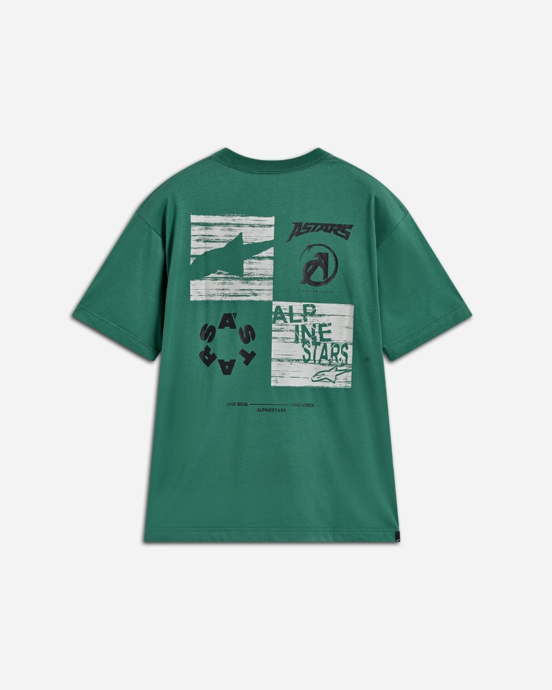 Alpinestars Checkback Oversized Csf Short Sleeve T-Shirt - Green