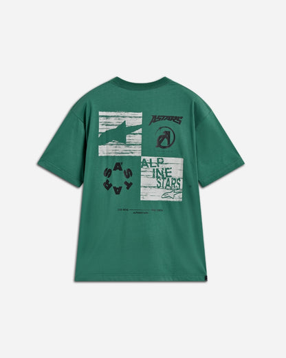 Alpinestars Checkback Oversized Csf Short Sleeve T-Shirt - Green