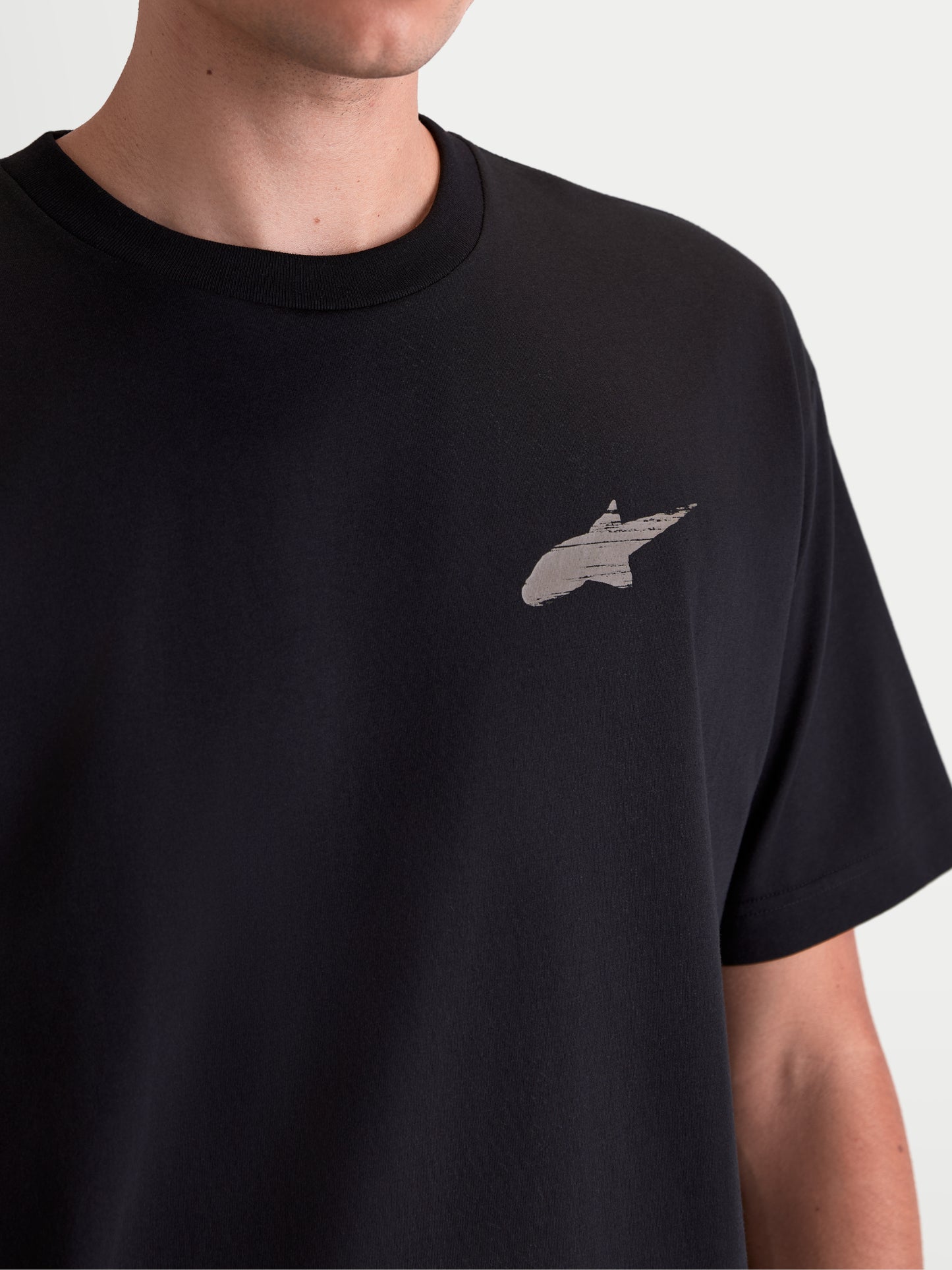 Maglietta a maniche corte Alpinestars Checkback Oversize - Nera