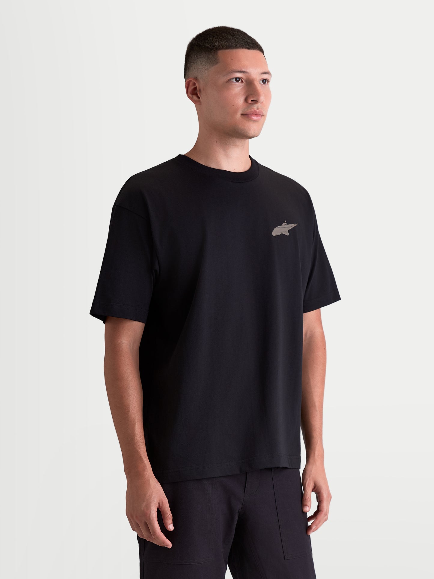 Maglietta a maniche corte Alpinestars Checkback Oversize - Nera