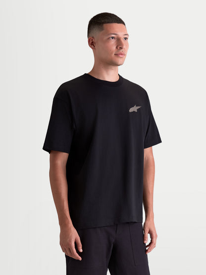 Maglietta a maniche corte Alpinestars Checkback Oversize - Nera