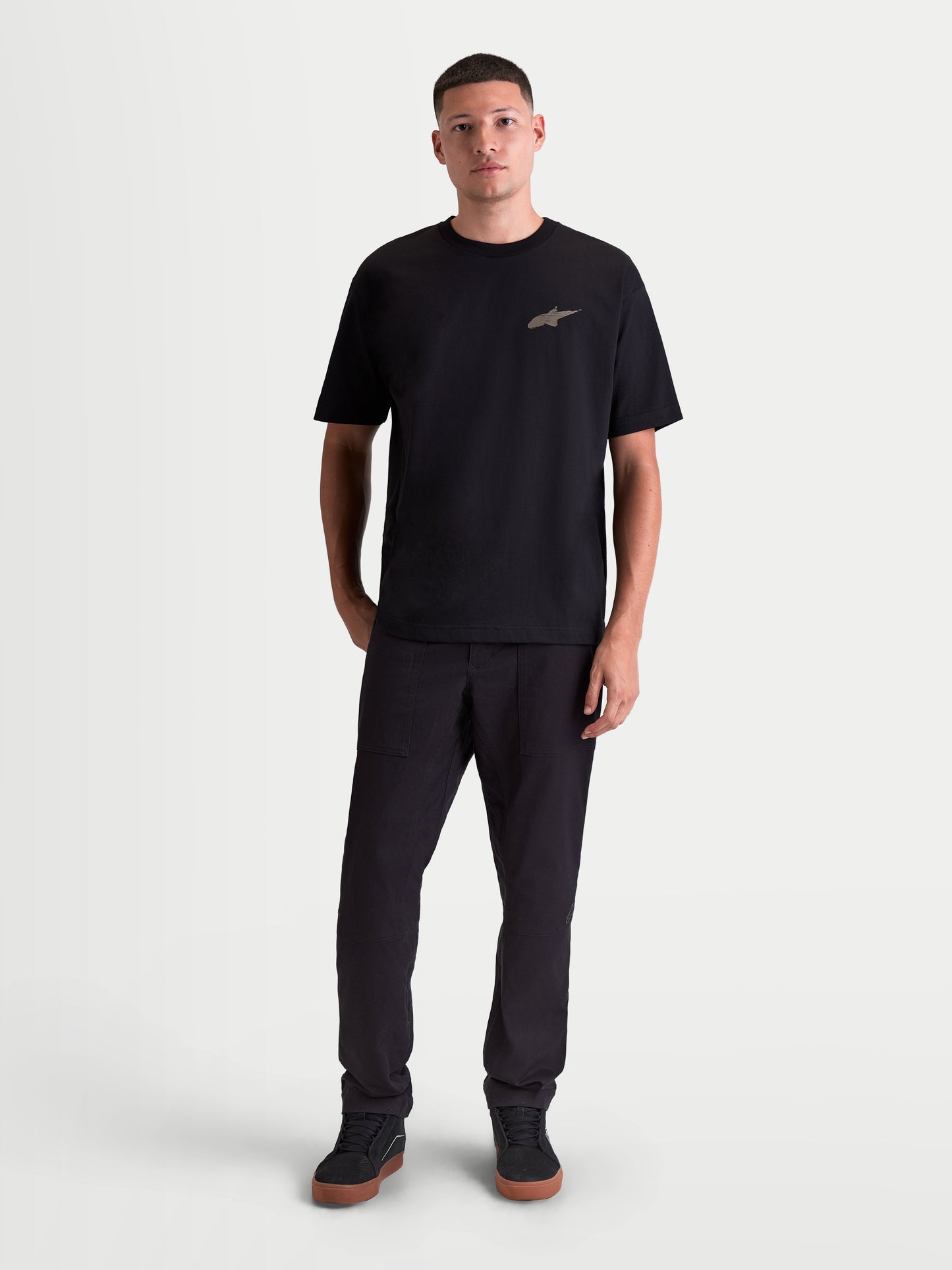 Maglietta a maniche corte Alpinestars Checkback Oversize - Nera