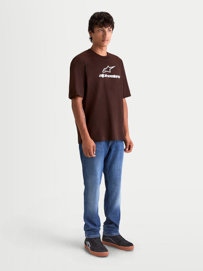 Alpinestars Prelude Oversized Kurzarm T-Shirt CSF - Braun