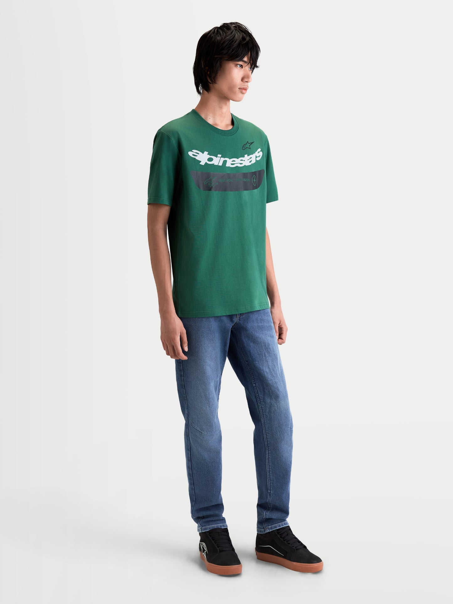 T-Shirt manches courtes Alpinestars Singular CSF - Vert