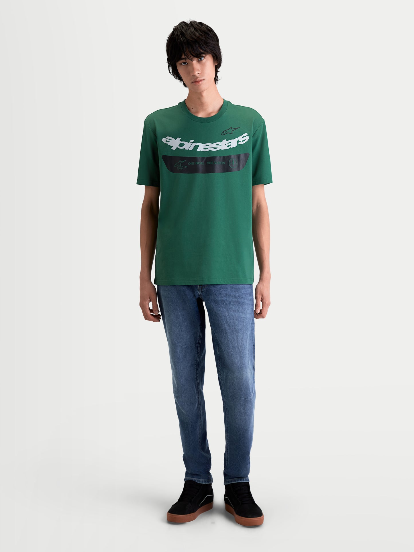 T-Shirt manches courtes Alpinestars Singular CSF - Vert