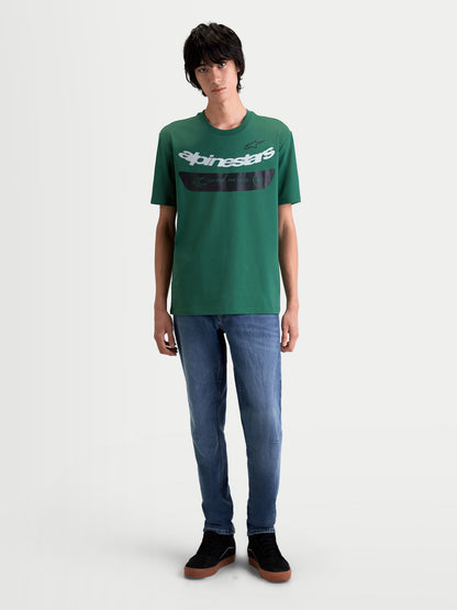 T-Shirt manches courtes Alpinestars Singular CSF - Vert