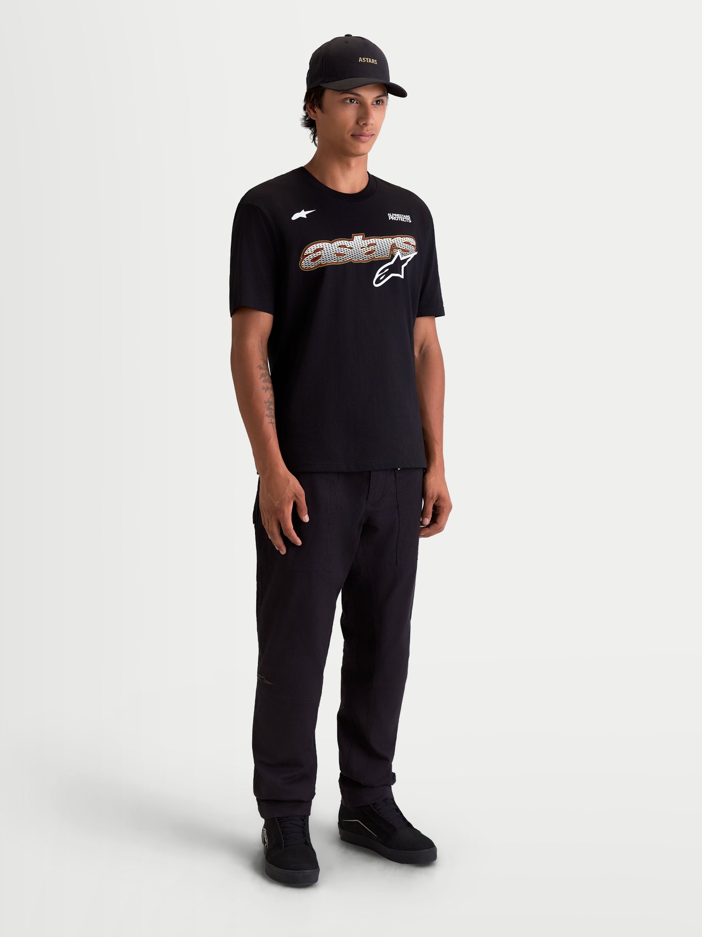 Maglietta a maniche corte Alpinestars Cypress - Nera