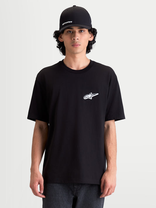 Maglietta a maniche corte Alpinestars Meteor - Nera