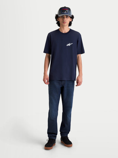 Alpinestars Meteor Kurzarm T-Shirt CSF - Navy