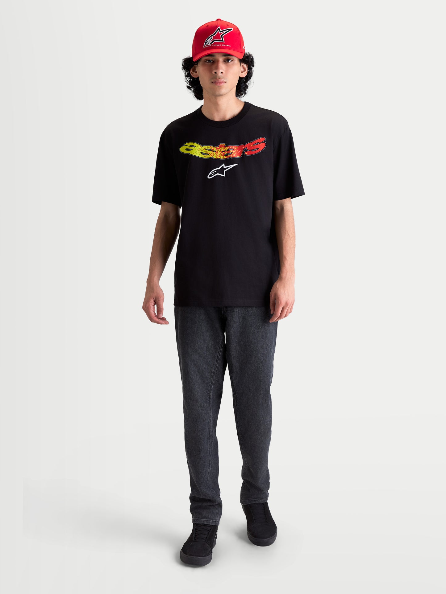 Maglietta a maniche corte Alpinestars Elliptogrit - Nera
