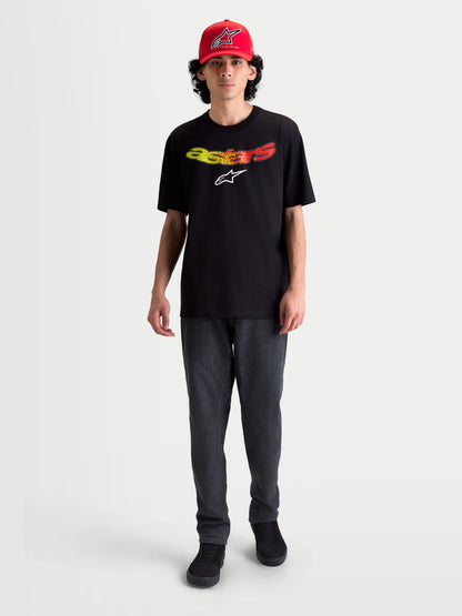 Maglietta a maniche corte Alpinestars Elliptogrit - Nera