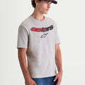 Maglietta a maniche corte Alpinestars Elliptogrit - Cemento