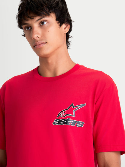 Alpinestars Lineout Csf Short Sleeve T-Shirt - Red