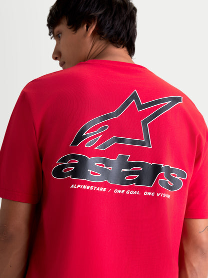 Alpinestars Lineout Csf Short Sleeve T-Shirt - Red