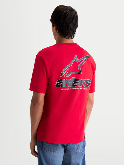 Alpinestars Lineout Csf Short Sleeve T-Shirt - Red