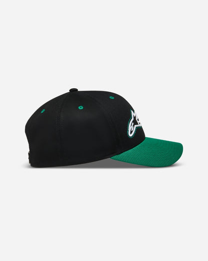 Alpinestars Retro Snapback Cap - Black/Green