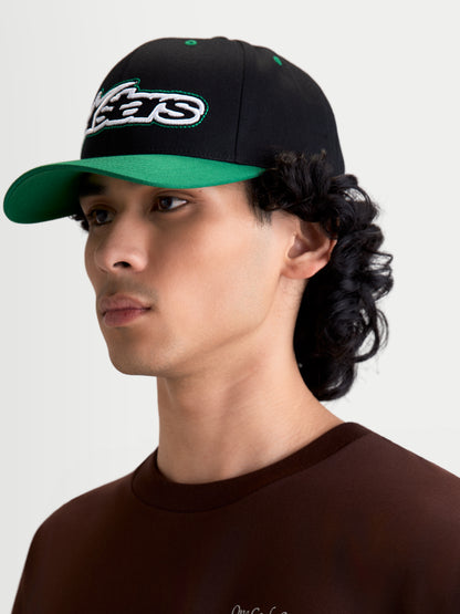 Alpinestars Retro Snapback Cap - Schwarz/Grün
