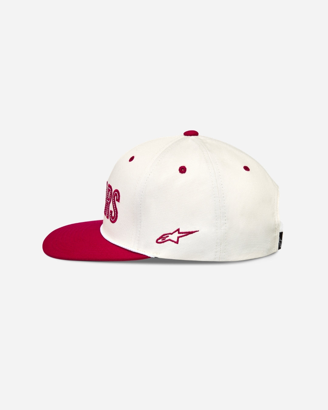Alpinestars Stadium Snapback Cap - Off White/Red