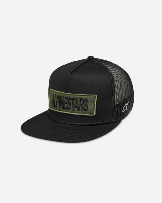 Alpinestars Ten Trucker Cap - Schwarz/Schwarz