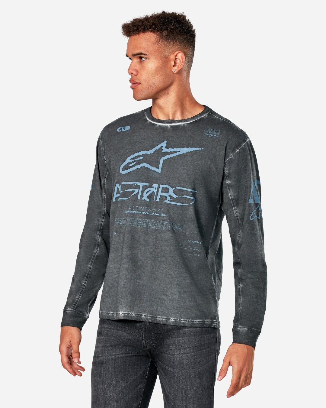 T-Shirt manches Longues Alpinestars Nook Knit - Gris