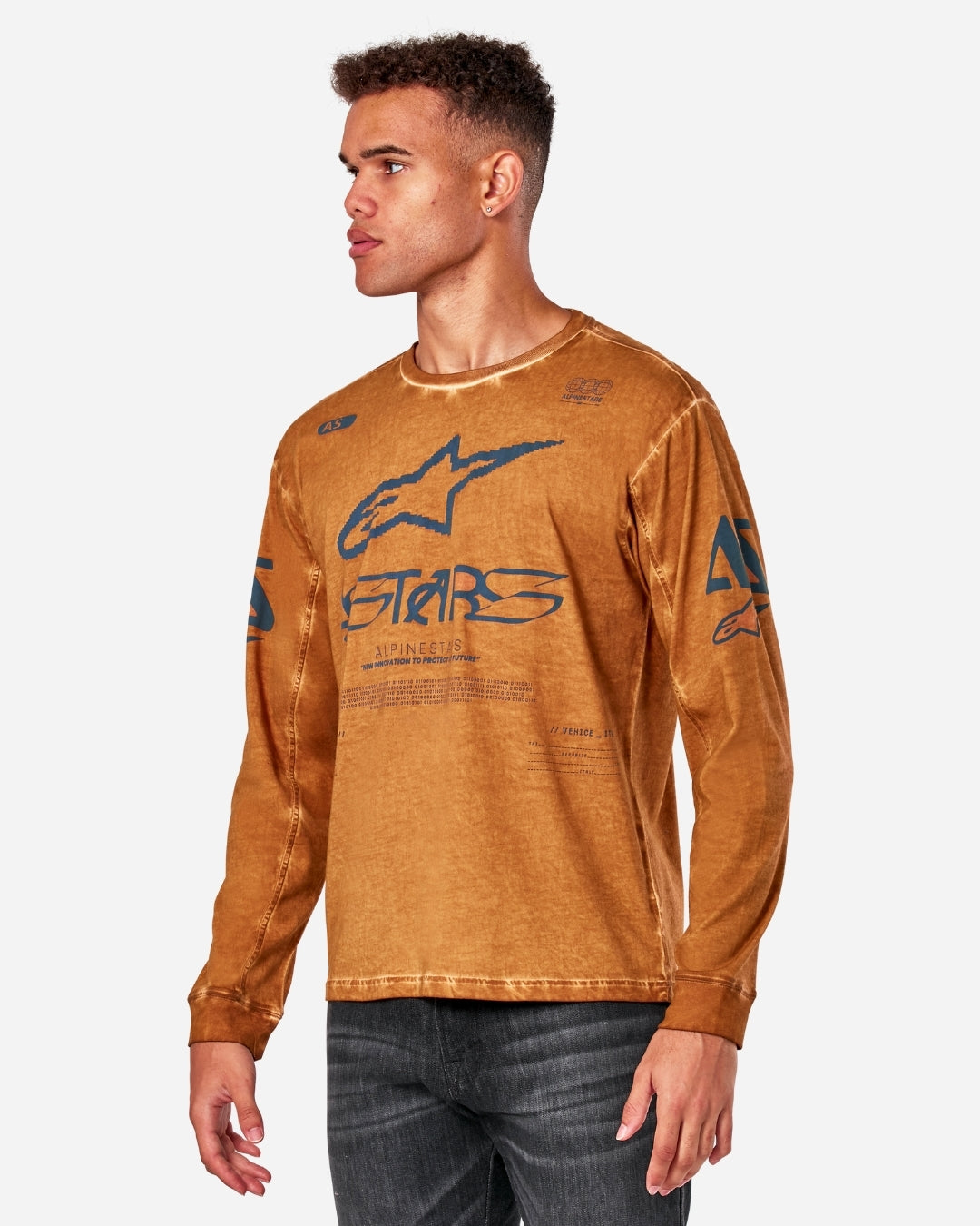 T-Shirt manches Longues Alpinestars Nook Knit - Rouge