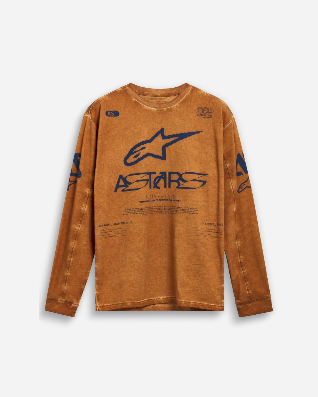 T-Shirt manches Longues Alpinestars Nook Knit - Rouge