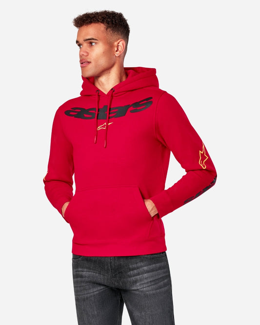 Sweat à capuche Alpinestars Elliptic - Rouge