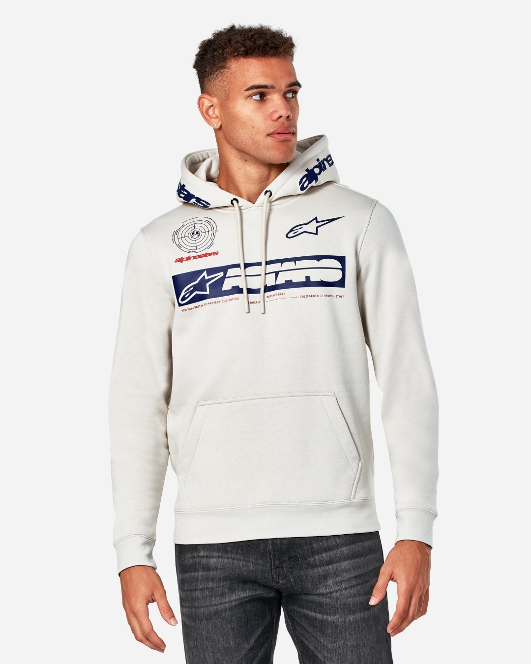 Sweat à capuche Alpinestars Conversion - Blanc