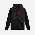 Sweat à capuche zippé Alpinestars Ageless V3 - Noir/Rouge