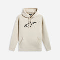 Felpa con cappuccio Alpinestars Ageless V3 - Bianco sporco/Nero